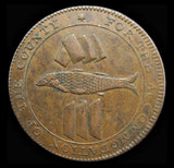 1811 Cornwall For Accommodation Cornish Penny Token - VF