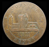 1811 Cornwall For Accommodation Cornish Penny Token - VF