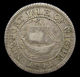 1811 Newport Isle Of Wight Sixpence Silver Token - Davis 24