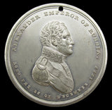 Russia 1814 Alexander I Emancipator Of Europe 43mm Medal - By Wyon