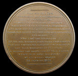 1814 Death Of William Pitt 54mm Memorial Medal - By Wyon