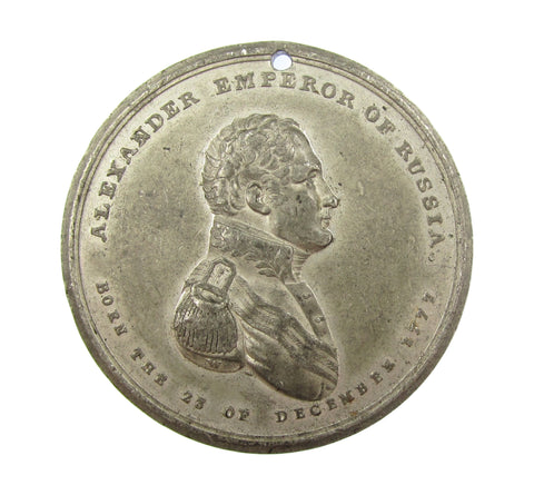 1814 Russia Alexander I Emancipator Of Europe 43mm Medal - By Wyon