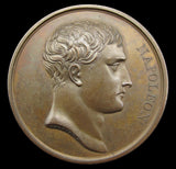 France 1815 Napoleon Exile To Elba 41mm Medal - By Andrieu