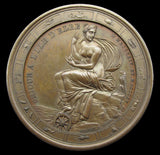France 1815 Napoleon Exile To Elba 41mm Medal - By Andrieu