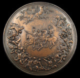 1815 Waterloo 133mm Bronze Medal - By Pistrucci