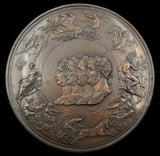 1815 Waterloo 133mm Bronze Medal - By Pistrucci