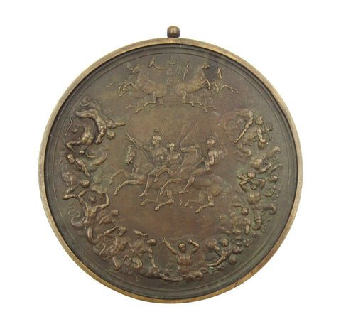 1815 Waterloo 136mm Bronze Medal - By Pistrucci