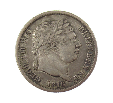 George III 1816 Shilling - VF