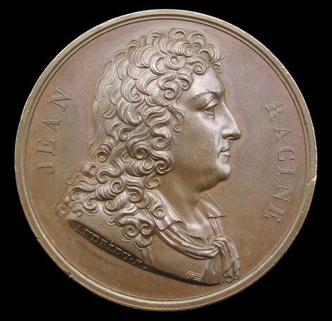 France 1817 Jean Racine 41mm Medal - By Andrieu