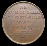 France 1817 Jean Racine 41mm Medal - By Andrieu