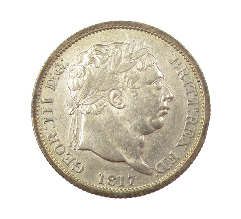 George III 1817 Shilling - GVF