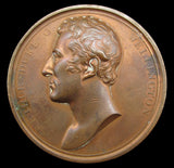 1819 Duke Of Wellington Governor Of Plymouth 55mm Medal - By Webb