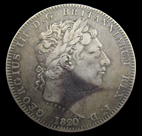 George III 1820 Crown - GF