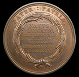 1820 Death Of George III 48mm Medal - By Kuchler