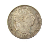 George III 1820 Sixpence - UNC