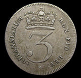 George III 1820 Maundy Threepence - NEF