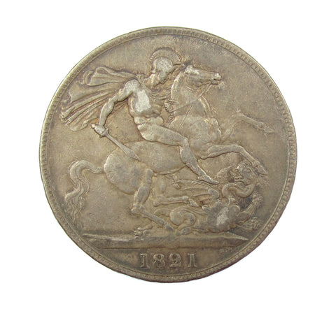 George IV 1821 Crown - GF