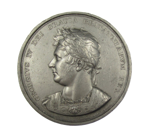 1820 George IV Accession 65mm Uniface Medal - By Rundell