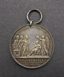 1821 Coronation Of George IV 35mm Cased Silver Medal - By Avern