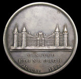 1822 George IV Visit To Edinburgh 52mm Silver Medal