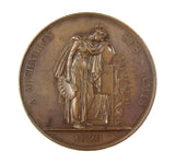 France 1823 Tribute To A.C Michallon 51mm Medal - By Tiolier