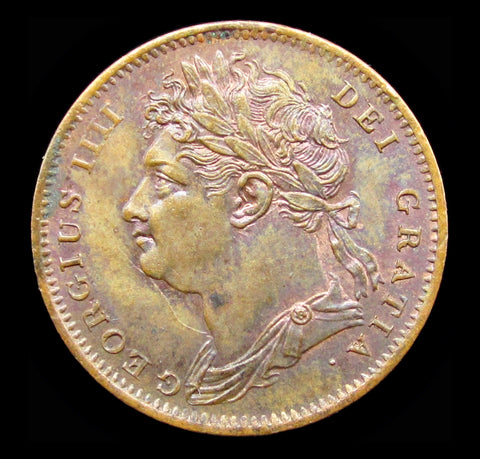 George IV 1825 Farthing - UNC