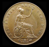 George IV 1826 Halfpenny - EF+