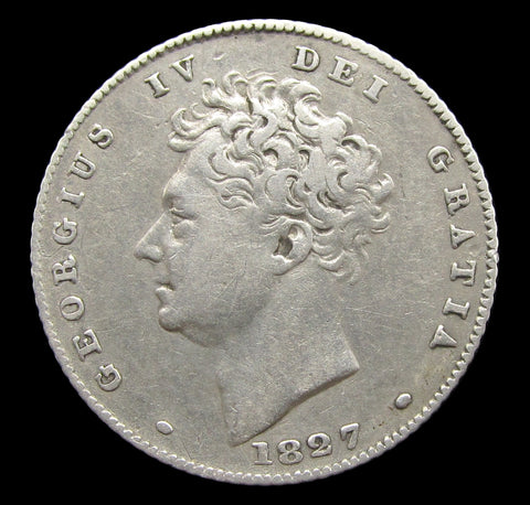 George IV 1827 Sixpence - VF