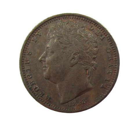 George IV 1828 Half Farthing - Reverse A - GVF