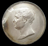 1828 Institution Of Civil Engineers Silver Telford Medal - By Wyon
