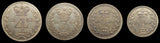 George IV 1830 Full Maundy Set