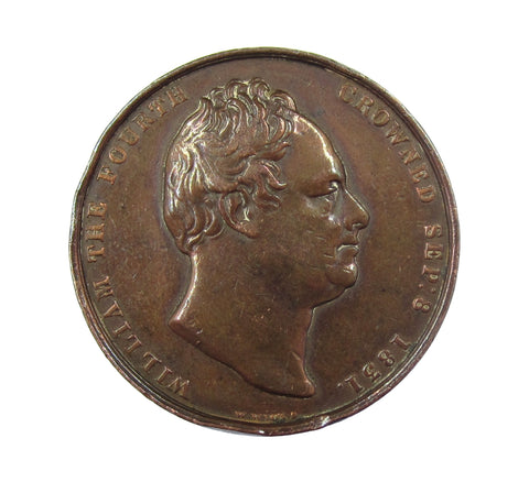 1831 Coronation Of William IV Official Bronze Medal - By Wyon