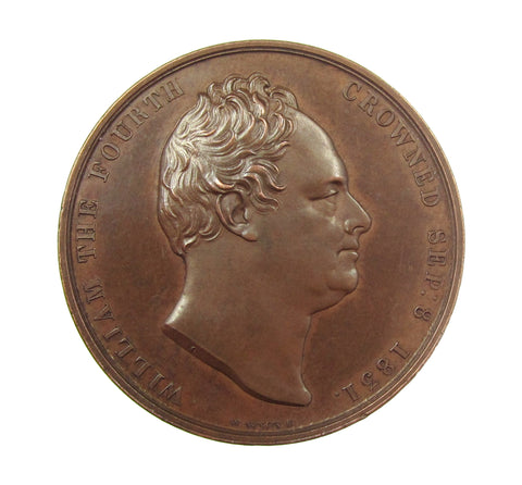 1831 Coronation Of William IV Official Bronze Medal - By Wyon
