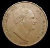 William IV 1831 Penny - GVF
