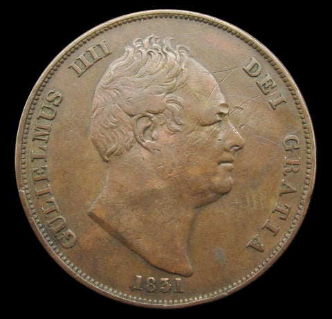 William IV 1831 Penny - VF