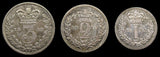 William IV 1832 Partial Maundy Set - 3d, 2d, 1d