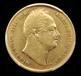 William IV 1832 Sovereign - First Obverse - PCGS AU53