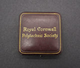 1833 Royal Cornwall Polytechnic Society Silver Cased Medal - By Wyon