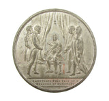 1834 Abolition Of Slavery 41mm White Metal Medal - By Halliday