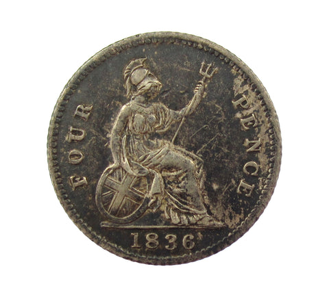 William IV 1836 Groat - NVF