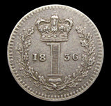 William IV 1836 Maundy Penny - GVF
