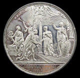 1837 Victoria Visit To The City Of London 61mm WM Medal - By Barber