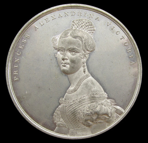 1837 Accession Of Victoria 51mm WM Medal - By Ottley