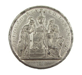 1837 Death Of William IV 54mm White Metal Medal