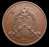 1837 Exeter Meat & Corn Market 38mm Medal - By Wyon