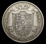 William IV 1837 Halfcrown - VF