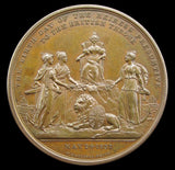 1837 Majority Of Princess Victoria 45mm Medal - By Halliday