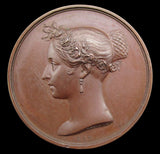 1837 Majority Of Princess Victoria 36mm Medal - By Wyon