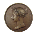 1837 Majority Of Princess Victoria 36mm Medal - By Wyon