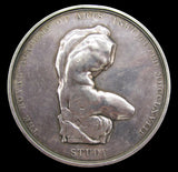 1837 Victoria Royal Academy Of Arts 55mm Silver Medal - By Wyon
